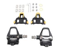 Pédales VTT Automatiques Clipless, Aluminium Léger, Axe Hascrome, Compatible Système - SL - Réglables, Antidérapantes, Résistantes à l'eau pour Cyclisme de Route