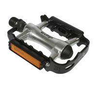 Pedale vtt alu noir cage alu noir 9-16 roulement du (paire)
