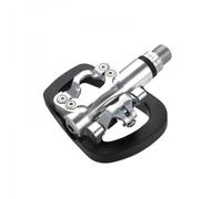 WellGo Pedal's Pédales R191b Paire Ville/VTT Mixte Automatique Plateforme Argenté/Noir