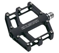 Pedali E-PB525 Attacco Flat in Alluminio Nero in CR-Mo