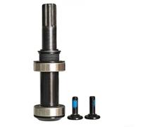Pédalier 170 mm en acier Chromoly avec interface 8 dents, compatible avec entraînement côté droit, Sib central scellé pour et cyclisme de rue, noir (lot de 2)