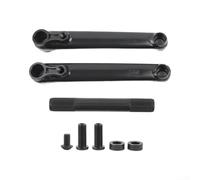 Pédalier 48T 170mm Axe 19mm pour Vélo de Ville | Acier chromoly pour premium, résistance déformation, usage urbain et hors route, 48 dents, 170mm(A-black)