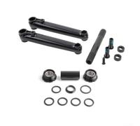 Pédalier 48T 170mm Axe 19mm pour Vélo de Ville | Acier chromoly pour premium, résistance déformation, usage urbain et hors route, 48 dents, 170mm(B-black)