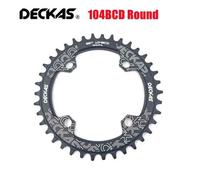 Pédalier À Dents Positives Et Négatives,Pièces De Jeu De Manivelles,Couronne,Accessoires De Vélo De Route Vtt,Decadapters,Commencerbcd,104 Bcd,32t,34t,36t,38t - Type Round Black-34t