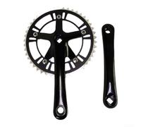 Pédalier Aluminium 170mm Léger pour Fixie | Alliage aluminium pour robuste, léger, idéal pour efforts intenses, montage trou carré standard