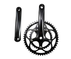 Pédalier axe carré Sélection CGN Cycle Compact Lasco Noir