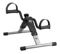 Pédalier bras/jambes - Himaly - Exerciseur pliable - Mini Vélo d'Appartement Argent