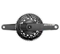 Sram Force Axs E1 Dub Threaded Crankset With Power Meter Argenté 170 mm / 48/35t Black