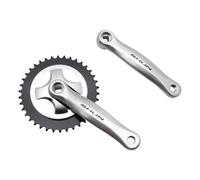 PEDALIER CITY P2R MANIVELLES ALU 165mm PLATEAU 38D. CHAINE 5-8V.