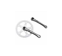 Pedalier city sl55 alu argent 170mm 46d. chaine 2.38 (axe carre 115mm)