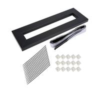 Pédalier compact avec bande auto-agrippante pré-appliquée et pinces pour un montage sécurisé de la pédale d'effet en alliage d'aluminium