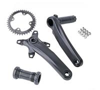 Pédalier creux pour vélo 10/11 vitesses 104BCD 32-36T en alliage 6061 7075 - Axe de 29 mm - Longueur de la manivelle : 170 mm - Facteur Q : 160 mm - Pour systèmes de vitesse 9 à 12 vitesses - Léger