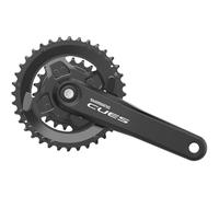 Shimano Cues U4000-2 Crankset Argenté 170 mm / 36/22t Black