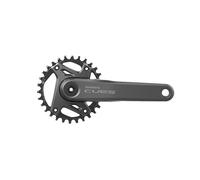 Shimano Cues Fc-u6000 Crankset Argenté 175 mm / 42t Black