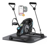 Pédalier d'Appartement - MERACH - Mini Bike - Résistance magnétique - Connectivité Bluetooth - Tapis Antidérapant - Double Usage