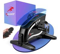 Pedalier D'Appartement- MOSUNY Nouv. Mini Velo D'Appartement, Pedalier Bureau Extra-Silencieux avec Écran LCD et 15 Vitesses, Pédales d'exercice Électriques pour Personnes âgées, Mini Bike