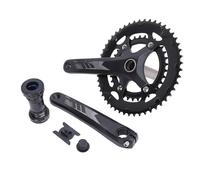 Pédalier de Cycle 50T 34T, plateau creux intégré en alliage d'aluminium, ensemble de bras de manivelle pour route cyclable à 9 à 12 vitesses