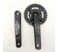 Pédalier de montagne pour vélo 175 mm, 36/22 dents pour 8 à 9 vitesses, interface de pédalier carrée en alliage d'aluminium, pièces de cyclisme légères et durables