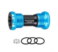 Pédalier de pédalier pour vélo de montagne, axe central Peilin BB52 à vis filetée intégrée (bleu)