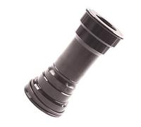 Pédalier de pédalier pour VTT - 86-92 mm - BB92 - Coque en alliage d'aluminium pour axe de 24 mm - Tige creuse noire