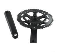 Pédalier de vélo 170 mm 50/34 dents carré | Vélo de route, vélos pliants, vélos électriques, compatibles avec 9/10/11 vitesses, design léger, cyclistes adultes
