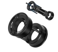 Pédalier de vélo - Coque filetée en acier, bagues de roulement usinées, unité de cartouche scellée, tubes filetés de précision | Pour conversion de vélo, pièces de rechange motorisées sur route