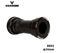 Pédalier De Vélo De Montagne Astronomique En Alliage D'aluminium,Double Pelin,Presse Intégrée,Ajustement Dans Bb,Route Vtt,24mm,Bb92 - Type Black