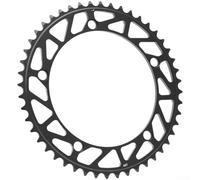Pédalier de vélo de piste, plateau à vitesse unique BCD144 en aluminium usiné CNC, léger, durable, performance de course pour engrenage fixe (BCD144-48T)