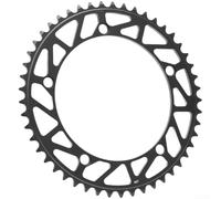 Pédalier de vélo de piste, plateau à vitesse unique BCD144 en aluminium usiné CNC, léger, durable, performance de course pour engrenage fixe (BCD144-49T)