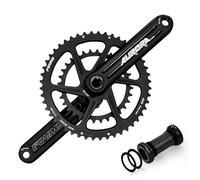 Pédalier de vélo de route 170 mm creux intégré en alliage d'aluminium 48/32 dents 52/36 dents Plateau fileté DUB Boîtier de pédalier 29 mm(170mm+48/32T+BB)