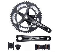 Pédalier de vélo de route en alliage d'aluminium 6061 avec manivelle de 170 mm de longueur et 130BCD pour une performance optimale