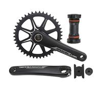 Pédalier de vélo de route, ensemble de bras de manivelle de vélo intégrés creux, plateau en alliage d'aluminium 172,5 mm 42 dents, vilebrequin usiné CNC léger pour vélos de route