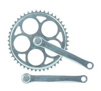 Pédalier de vélo mono-vitesse 46 dents vintage pour axe carré ( 46 )