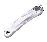 Pédalier de vélo Montagne en Alliage d'aluminium Bicyclette Bras manivelle Gauche pour pédalier 590 610 SLX XT XTR(Argent)-Maillon Hollowtech