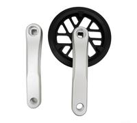 Pédalier de vélo pliable 48T léger pour une construction durable | Bras compact de 152 mm, engrenage 32T, espaces étroits idéaux, compatible avec vélo électrique, maniabilité urbaine
