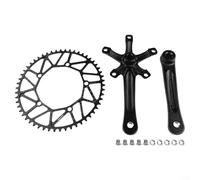 Pédalier de vélo pliable avancé de 170 mm avec aluminium AL6061 usiné CNC et plateau étroit large 130BCD pour une utilisation (54T)