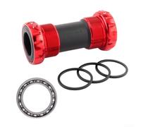Pédalier de vélo scellé 68-73 mm pour pédalier Sram pour Dub 24 mm, faible résistance, en alliage d'aluminium, pour vélo pliable de route de montagne, bleu (rouge)