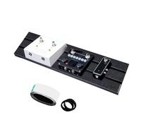 Pédalier d'effet - Pédale en métallique pour guitaristes, construction compacte durable avec design de routage de câbles | Configuration professionnelle musiciens et ingénieurs du son, outil