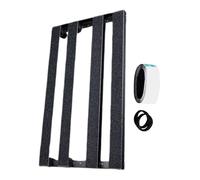 Pédalier d'effet - Pédalier extra large pour guitare avec alimentation intégrée | Pédalier d'effet pliable léger en aluminium durable avec transport | Pédalier avec sac de transport et ruban adhésif |