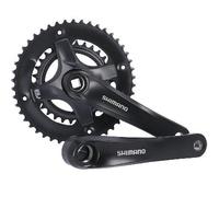 Pédalier double plateaux vélo 7/8V 30/46 dents Tourney Shimano ( 30 - 46 )