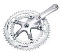 Sunrace Fcr8183 Crankset Argenté 130 mm / 53/39t Silver