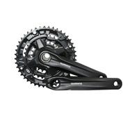 Shimano Pédalier VTT Altus MT210 - Montage direct - 9 vitesses - 170 mm - 44/32/22 - Noir