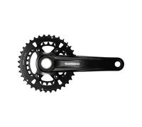 Shimano Deore Mt610 Boost Hollowtech Ii Crankset Noir 175 mm / 36/26t