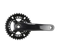 Shimano Deore Xt M8100 Hollowtech Ii Crankset Noir 170 mm / 36/26t Black