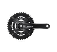 Shimano Pédalier Touney TY501 - 8 vitesses - 170 mm - 46/30T - Noir