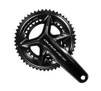 Shimano Fc-r9200 12s Crankset Argenté 160 mm / 50/34t Black