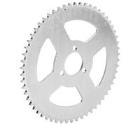Pédalier durable à 3 trous avec pignon en acier blanc T8F 58T pour Mini Moto ATV Kart