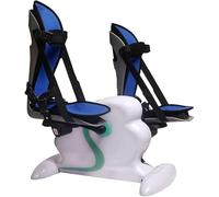 Pédalier électrique d'exercice portable pour le fitness sous le bureau, vélo d'exercice pour les genoux et les jambes, équipement de fitness réglable avec télécommande à câble, sup,Blue Bracket