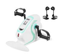 Pédalier Électrique, Entraîneur Automatique De Jambes À 12 Vitesses, Vélo D'Appartement Portable avec Double Support Et Écran LCD, pour Entraînement À Domicile Ou Au Bureau.