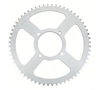 Pédalier en acier 60Z pour VTT électrique Tuttio Soleil 01, grande roue dentée à grande pas pour modification de vélo électrique tout-terrain, lame de changement en acier argenté pour une installation